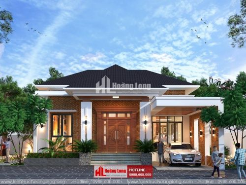 TOP 5 biệt thự 1 tầng hiện đại mái nhật 2023