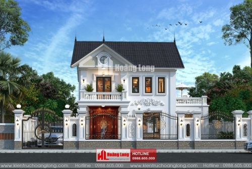 TOP 5 biệt thự 2 tầng tân cổ điển mái Thái 2023