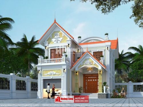 TOP 5 biệt thự 2 tầng tân cổ điển mái Thái 2023