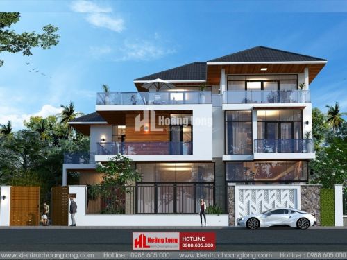 TOP 5 biệt thự 3 tầng hiện đại mái Nhật 2023