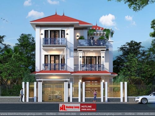 TOP 5 biệt thự 3 tầng hiện đại mái Nhật 2023