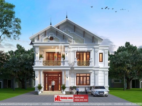 TOP 10 biệt thự 2 tầng chữ L đẹp 2023