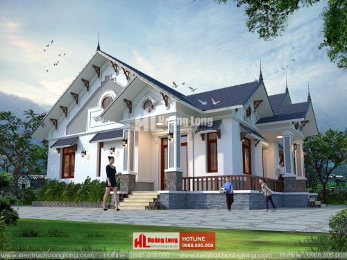 TOP 5 biệt thự 1 tầng chữ I đẹp 2023