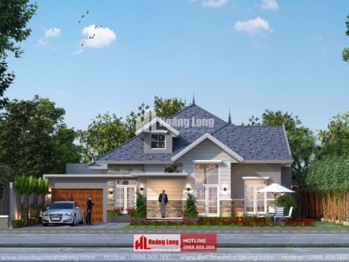 TOP 5 biệt thự 1 tầng chữ I đẹp 2023