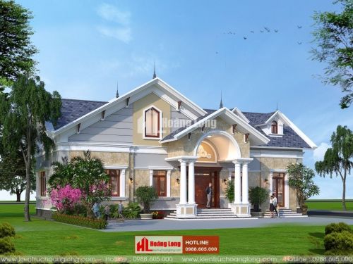 TOP 5 biệt thự 1 tầng chữ I đẹp 2023