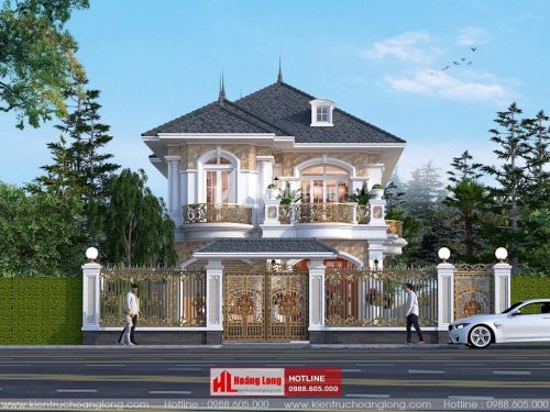 TOP 5 biệt thự 2 tầng chữ I đẹp 2023