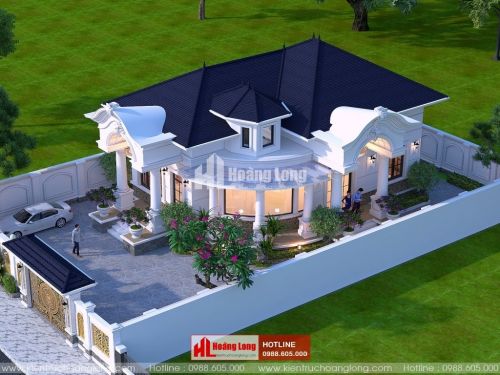 TOP 5 nhà phố 1 tầng tân cổ điển 2023