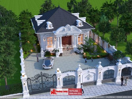 TOP 5 nhà phố 1 tầng tân cổ điển 2023