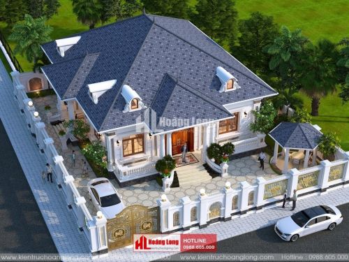 TOP 5 nhà phố 1 tầng tân cổ điển 2023