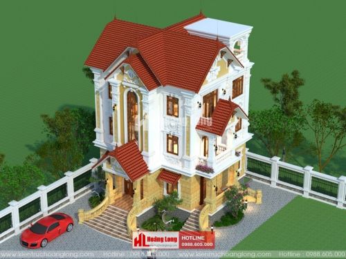 TOP 5 nhà phố 3 tầng tân cổ điển 2023