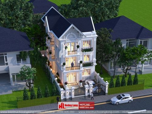 TOP 5 nhà phố 3 tầng tân cổ điển 2023