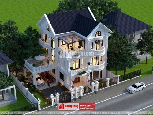 TOP 5 nhà phố 3 tầng tân cổ điển 2023