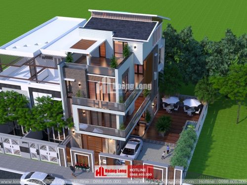 TOP 5 nhà phố 4 tầng hiện đại 2023