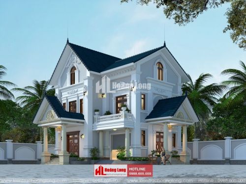 Thiết kế biệt thự 2 tầng tại huyện Vũ Thư - Thái Bình HL51130