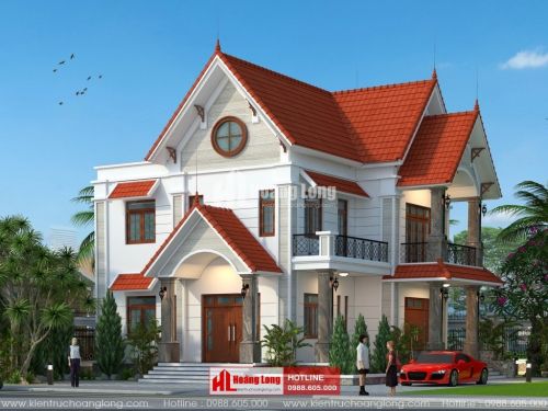 Phong thủy cổng nhà biệt thự 2 tầng tại Long Thành HL51135