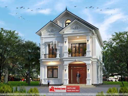 Phong thủy phòng khách biệt thự 2 tầng Thuận Thành HL51160