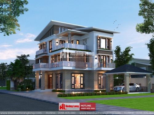 Phong thủy phòng ngủ biệt thự 3 tầng tại Phú Bình HL51264