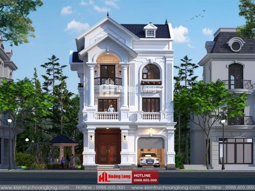 Phong thủy phòng khách biệt thự 3 tầng tại Dĩ An HL51577