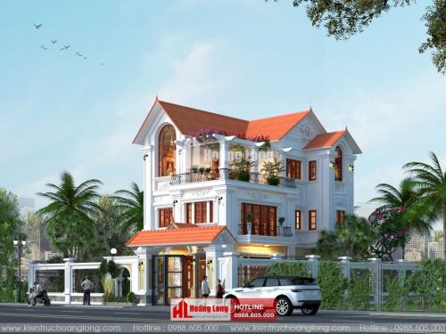 Phong thủy cổng nhà biệt thự 3 tầng tại Thuận Thành HL51604