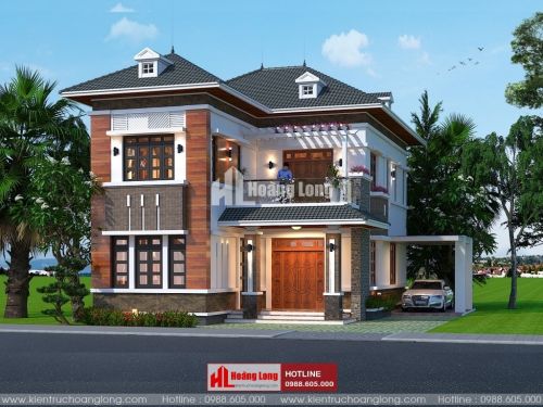 Phong thủy cửa chính biệt thự 2 tầng tại Tiên Lãng HL50920