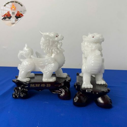 Cặp tỳ hưu phong thủy chất liệu bột đá